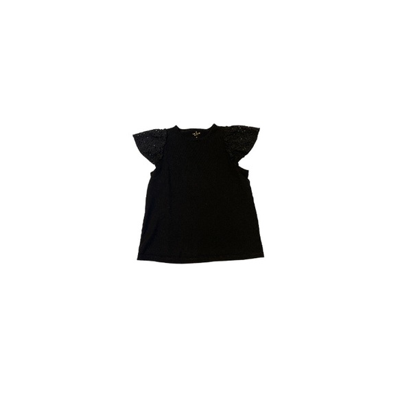 Kate Spade Black Cap Sleeved T-Shirt - Women’s Size XS - Picture 1 of 6